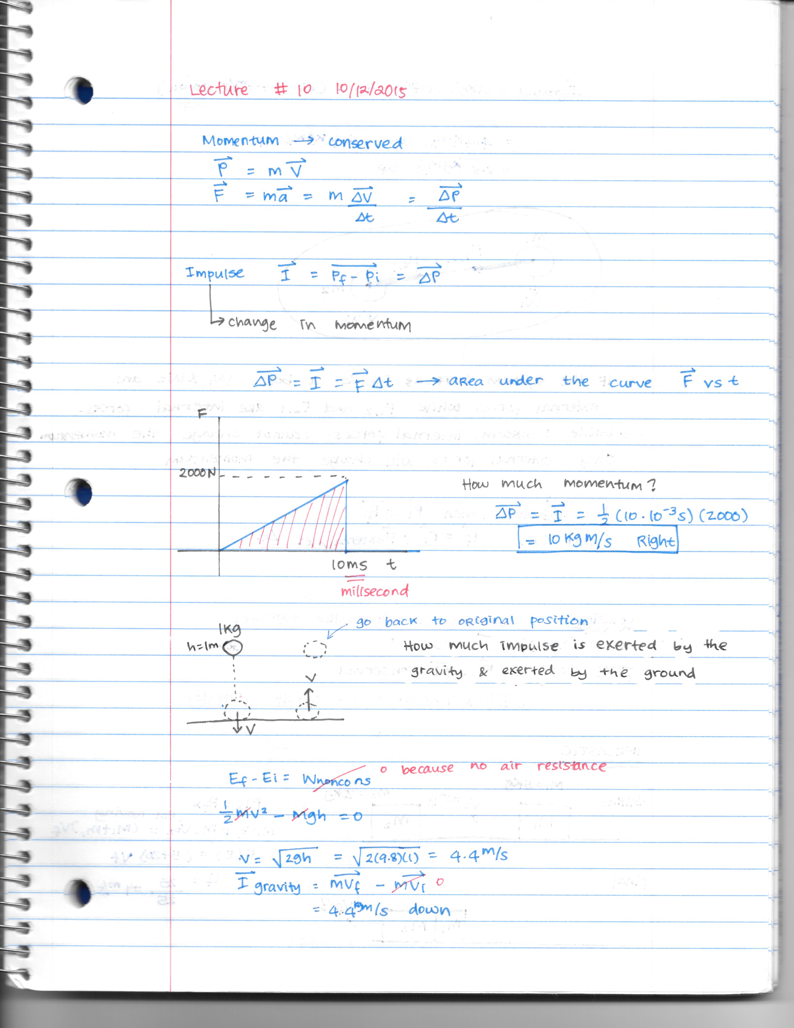 Physics 103 Week 6 & 7