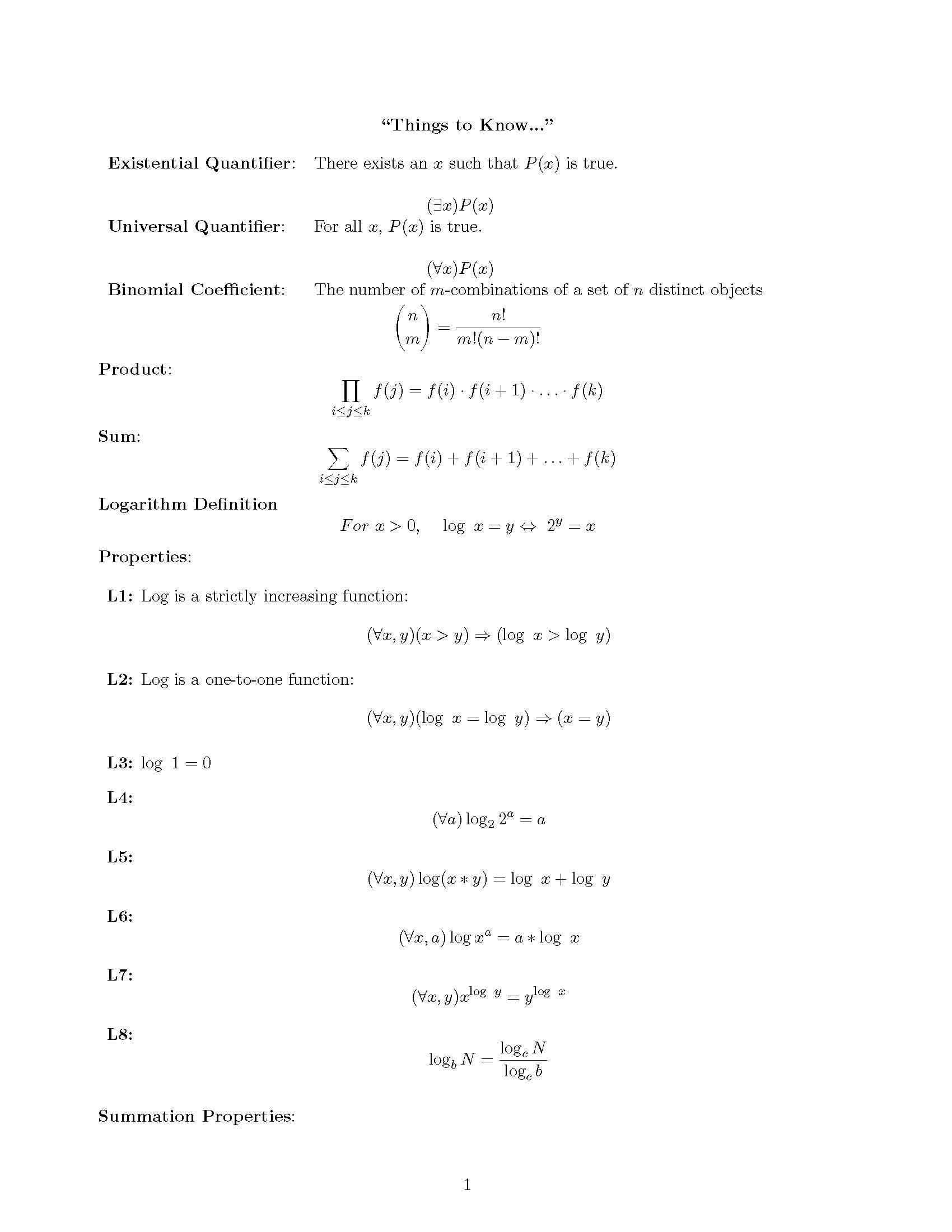 Foundations Of Computer Science