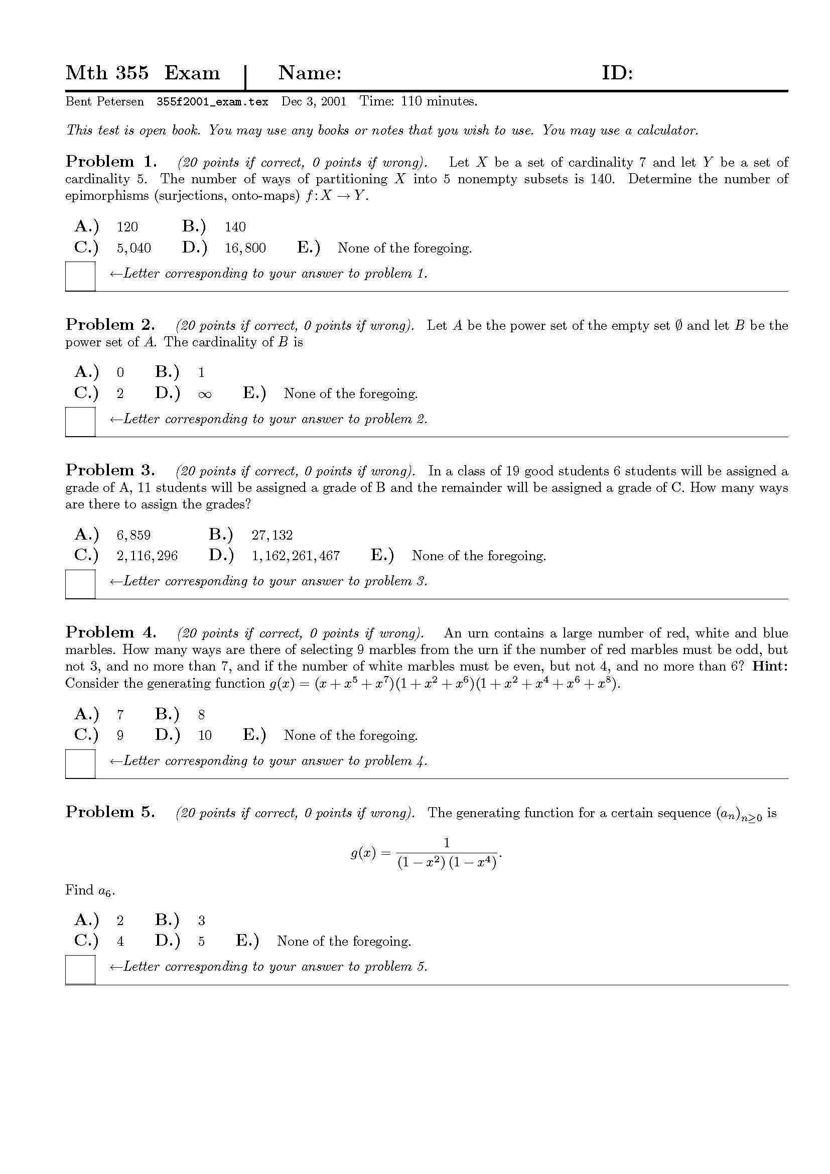 DISCRETE MATHEMATICS