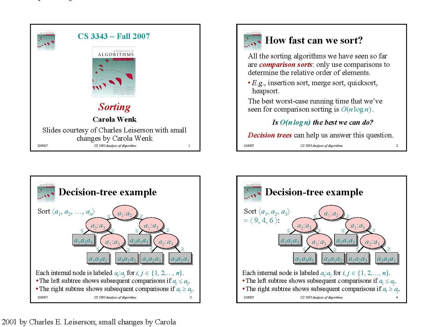 Analysis Of Algorithms