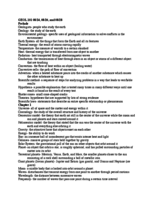 GEOL 101 Week 1 Notes