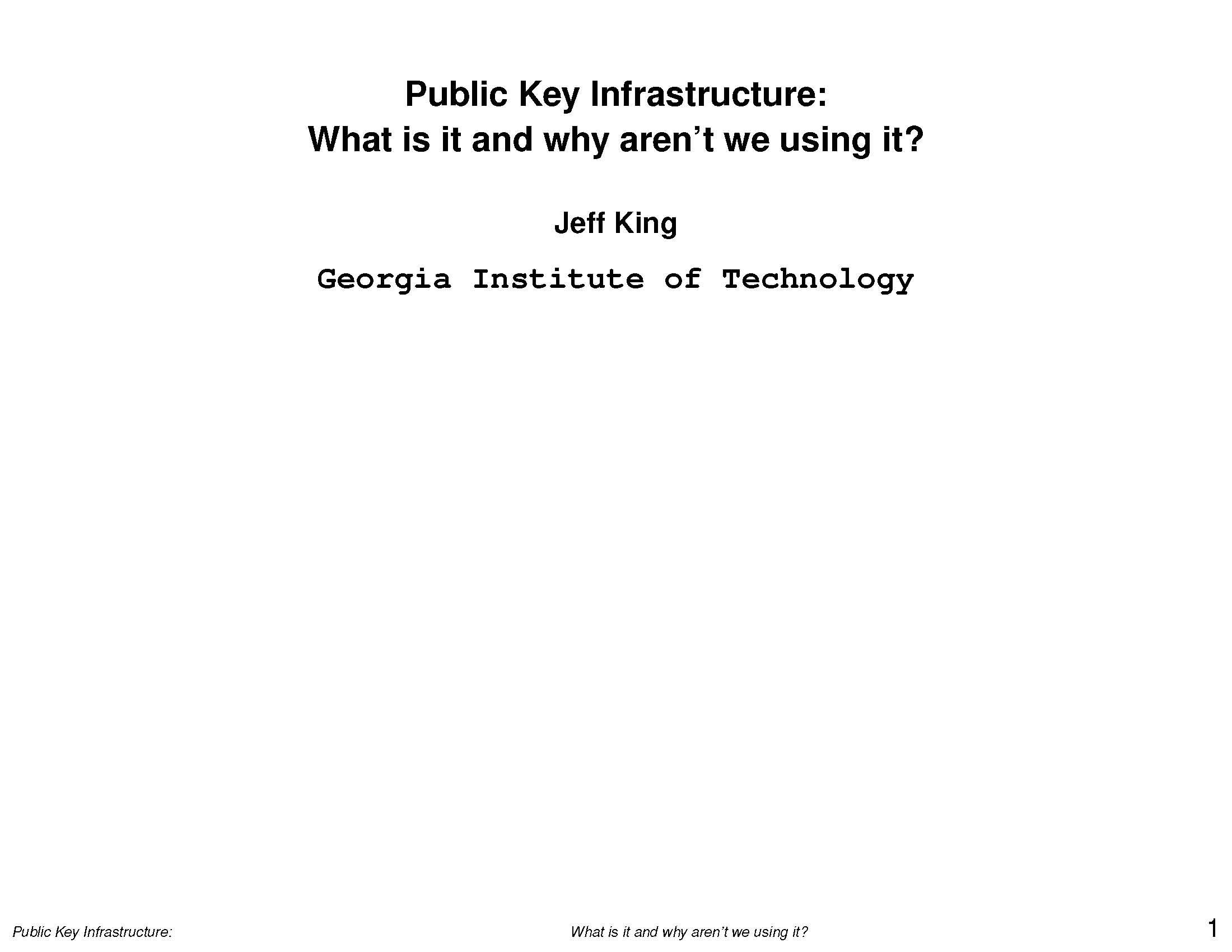 Info Security Policies