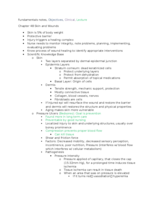 NUR 231 Week 5 Notes 