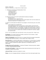 Social Problems Study List 2