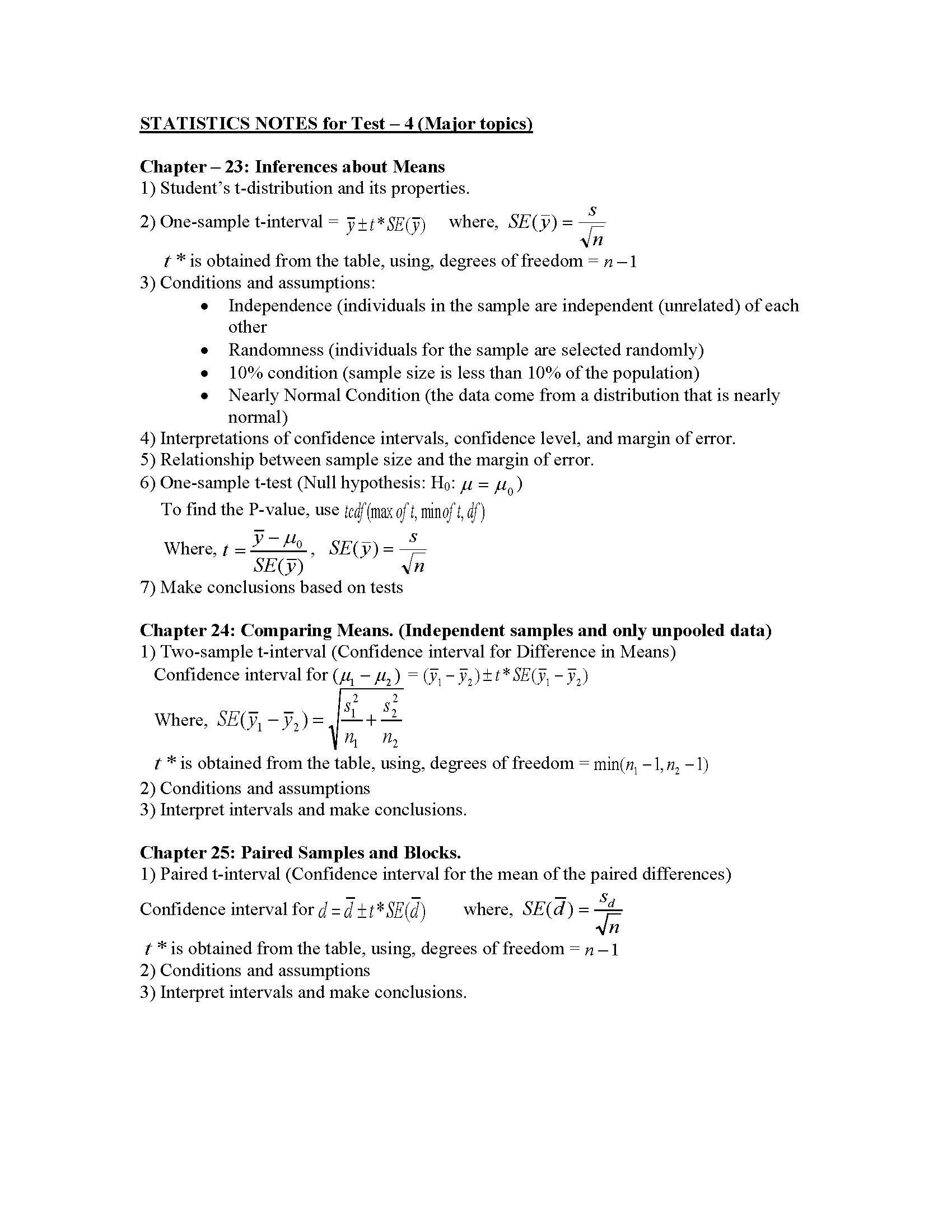 College Algebra LinC