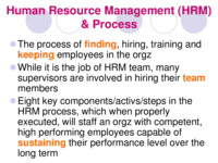 Lecture notes  for People and Supervisory Management