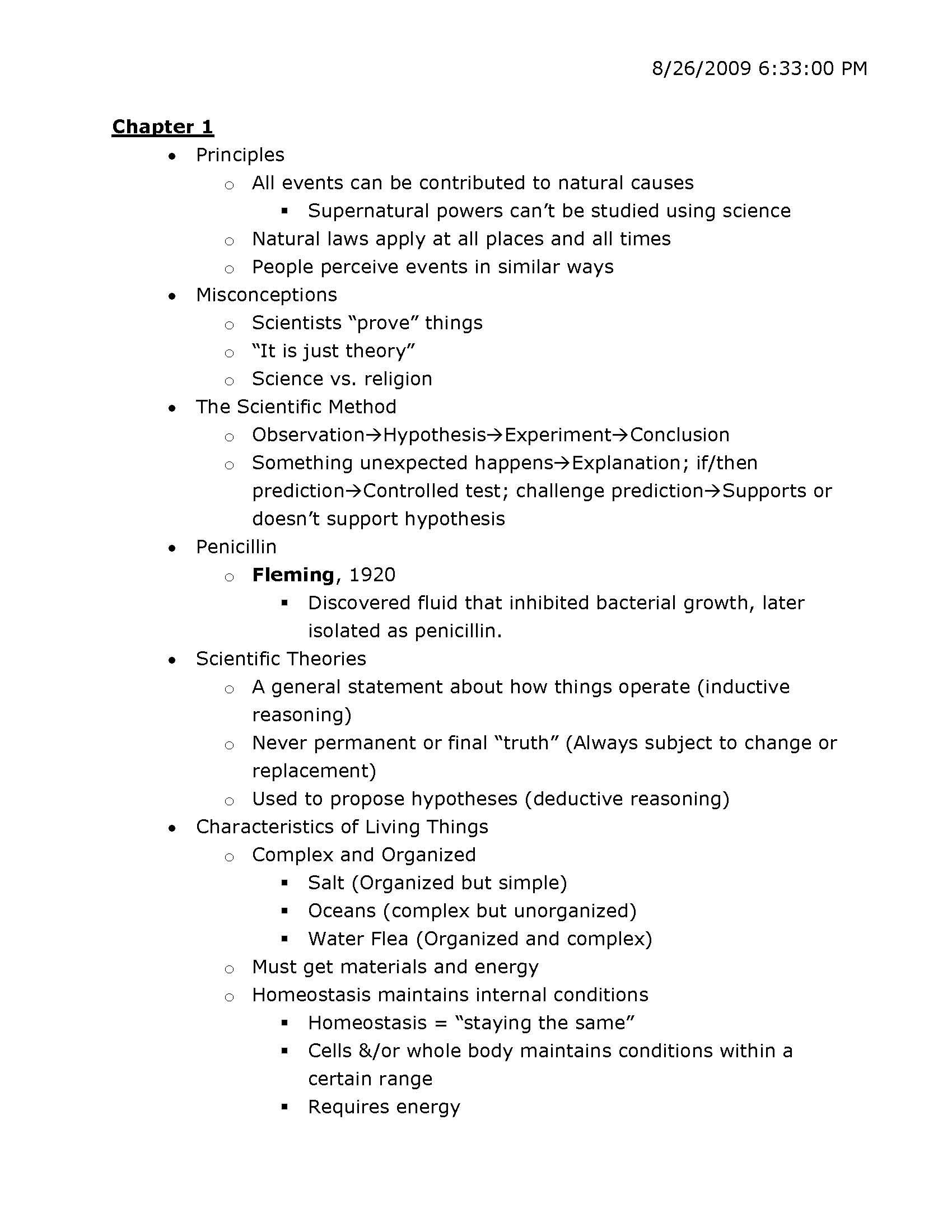 GENERAL BIOLOGY