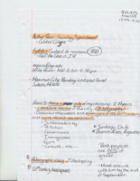 Notes on class lectures.