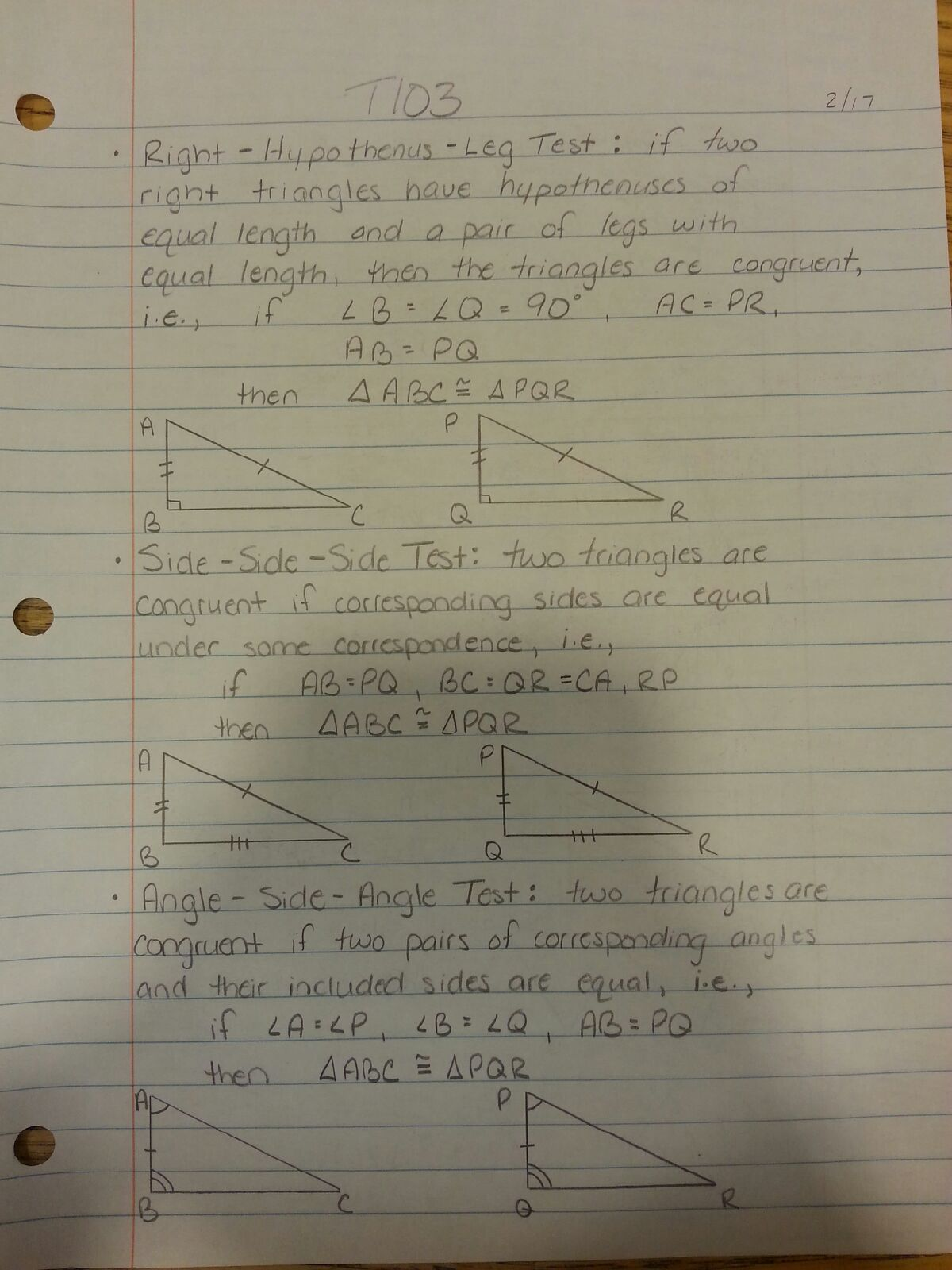 Week Six Lecture Notes-Math T-103