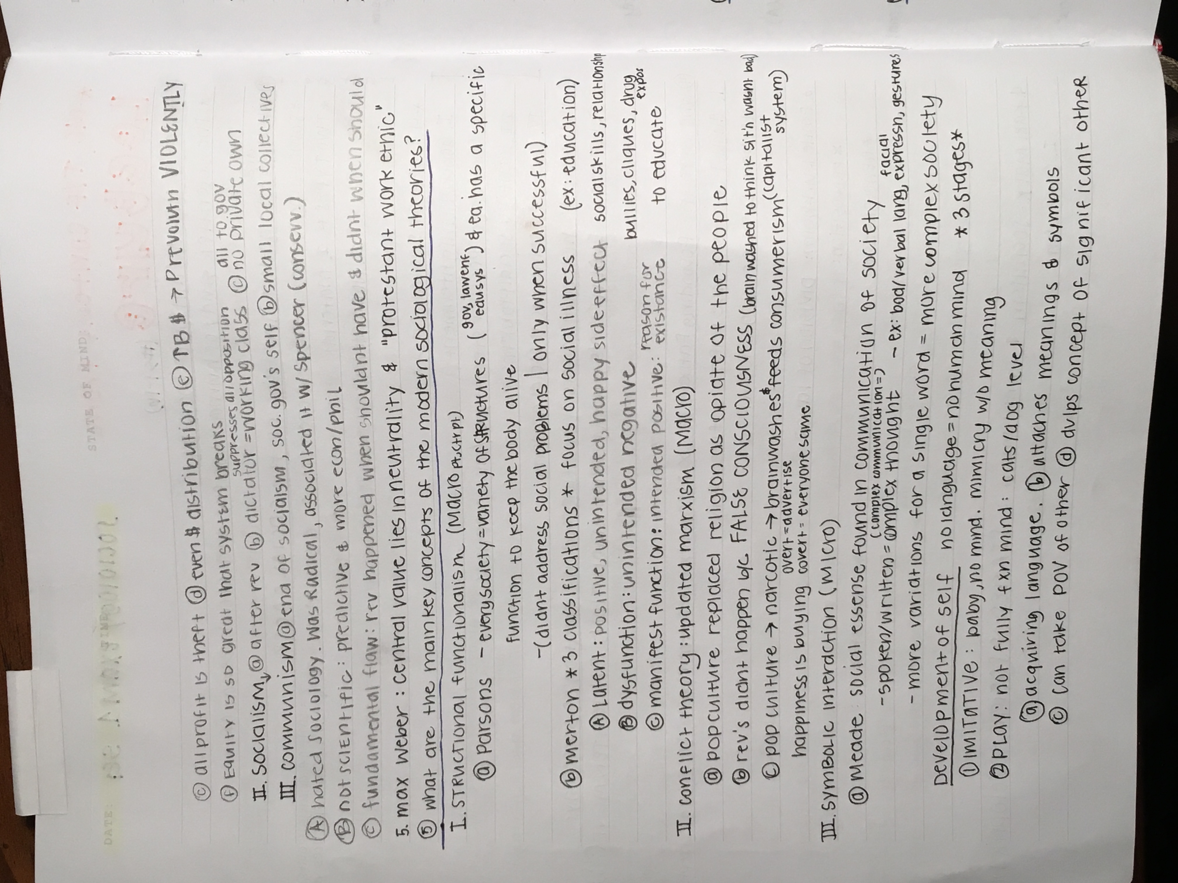 SOCI 100 EXAM 1 STUDY GUIDE