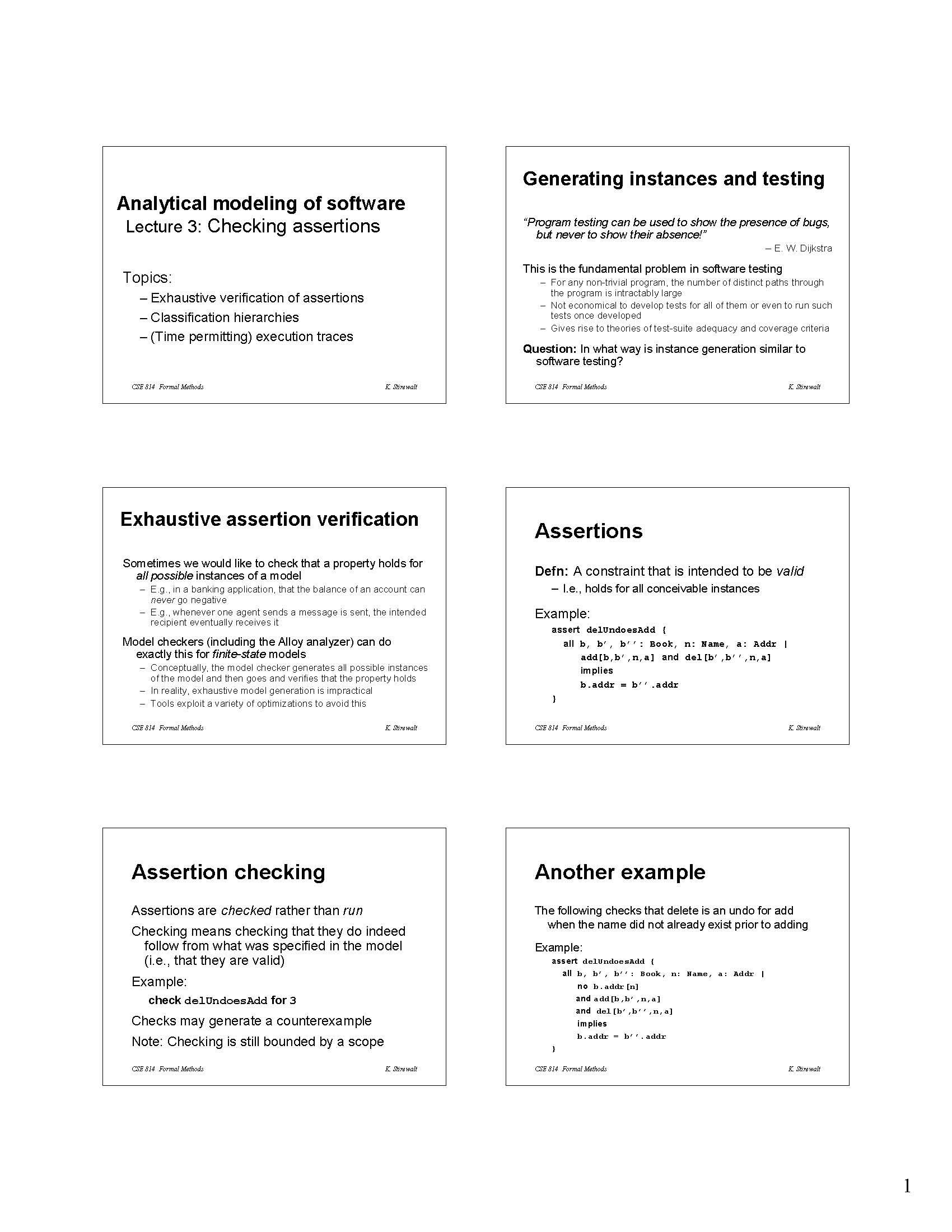 Formal Meth in Software Devel