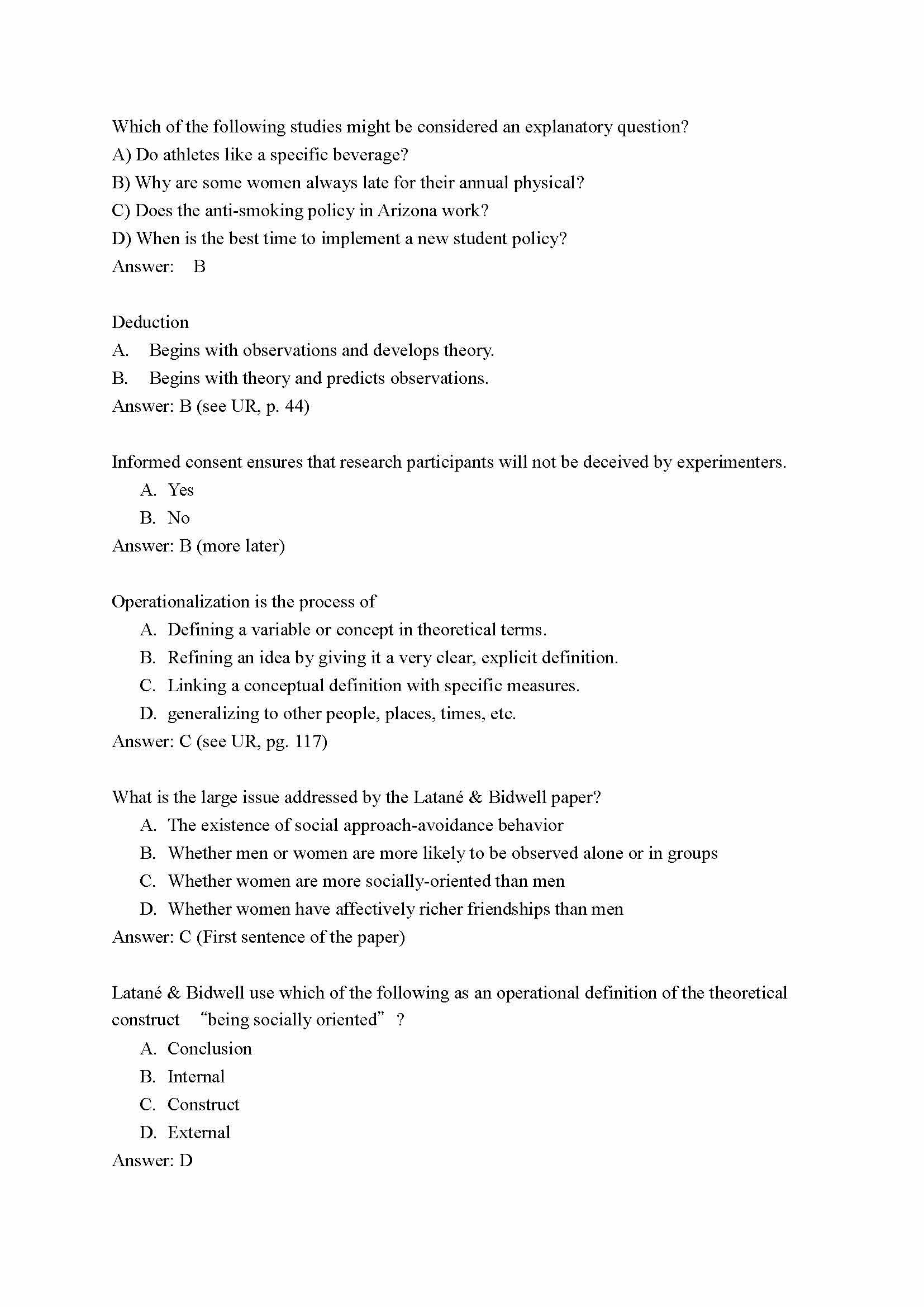 PSYCH RES METHODS