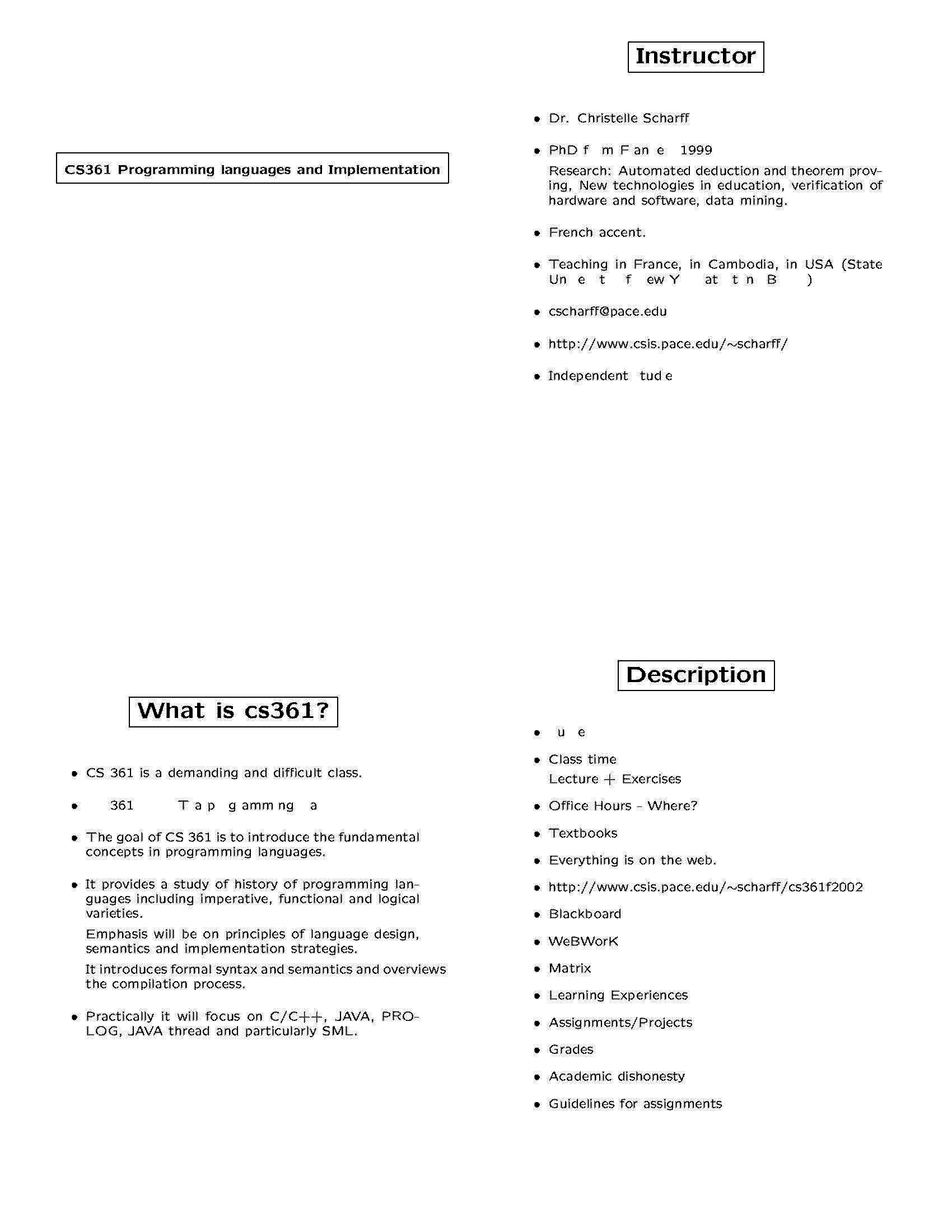 Programming Languages and Implementation