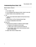 Notes Week 11/30 and 12/2