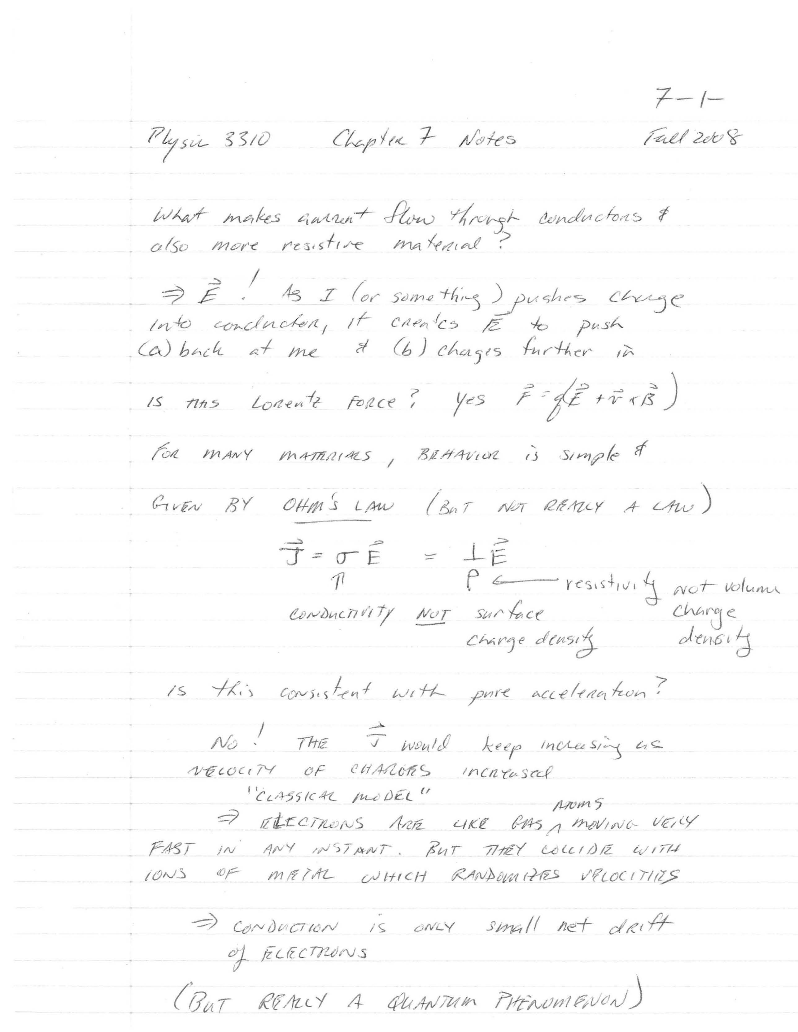 Principles of Electricity and Magnetism 1