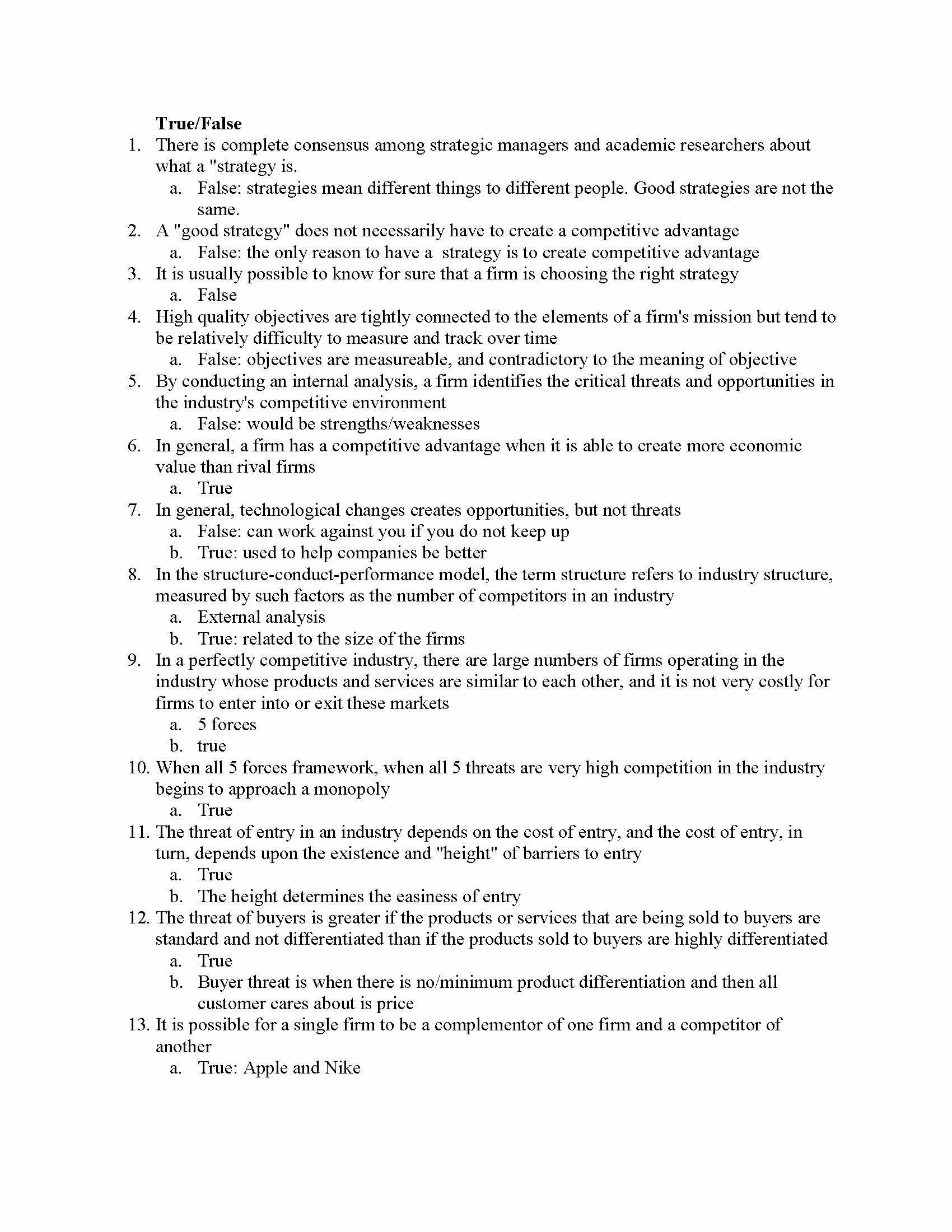 StrategyandCompetitiveAdvantage