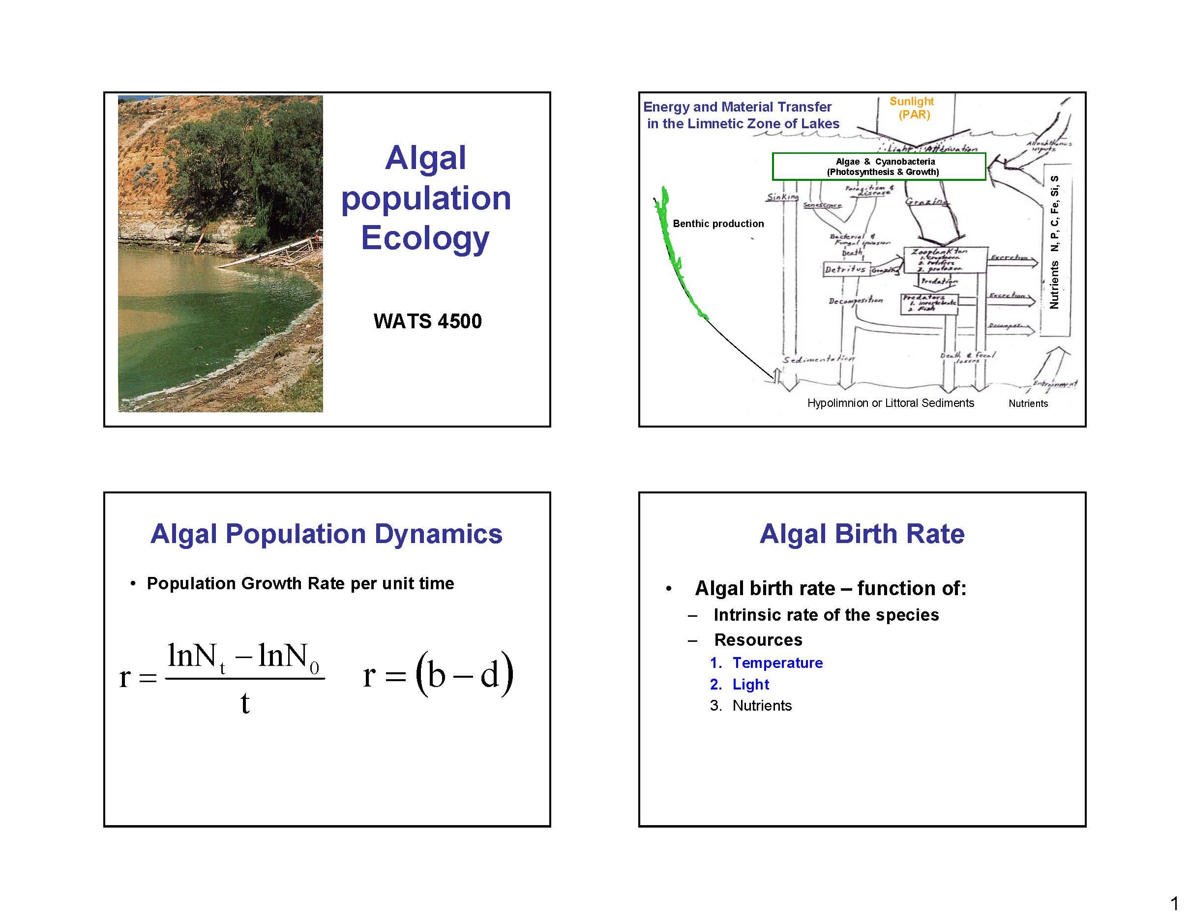 Limnology Ecology of Inland Waters