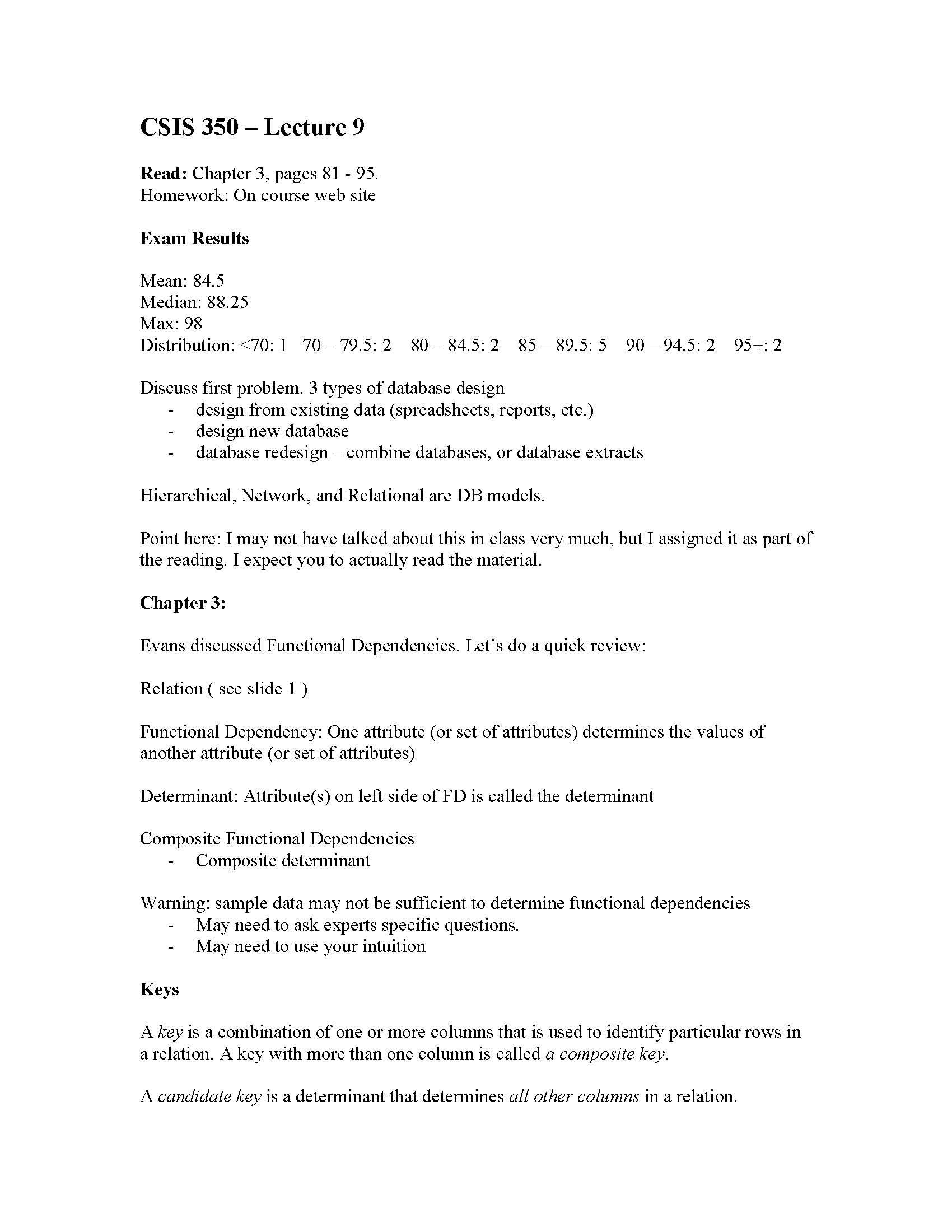 Database Management Systems