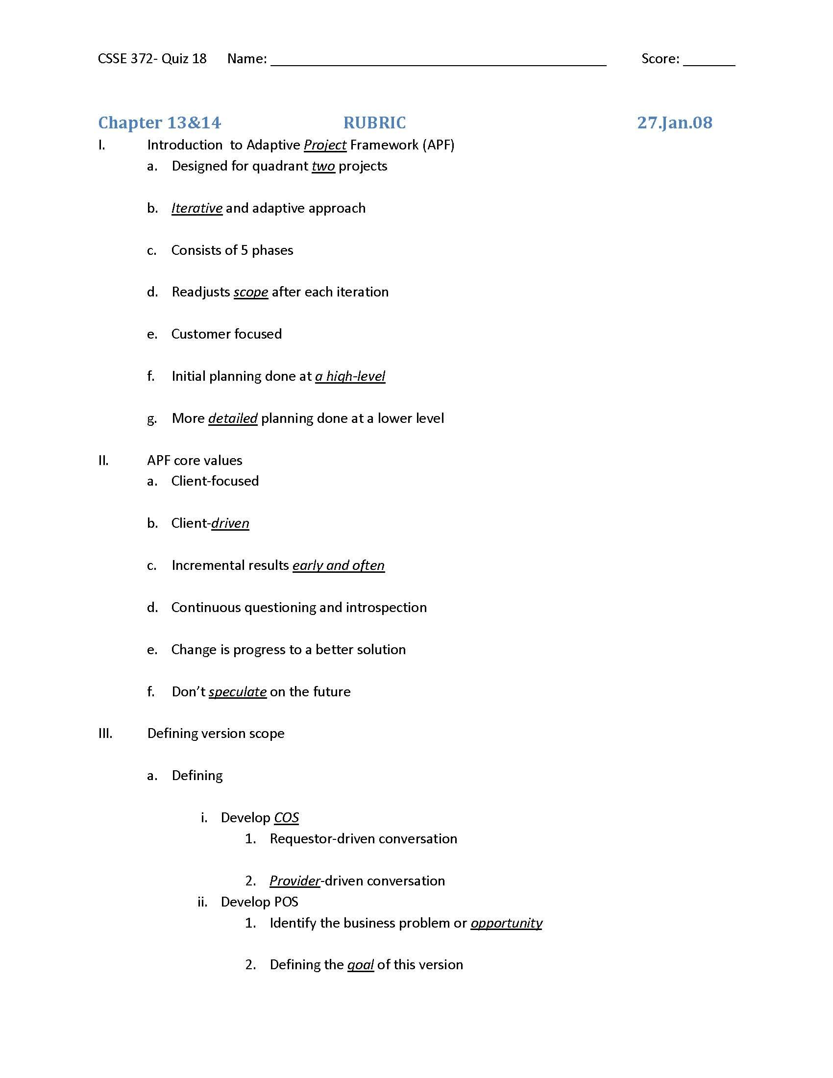Software Project Management