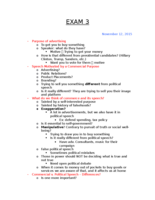 Notes from 11/12: NOT IN THE BOOK