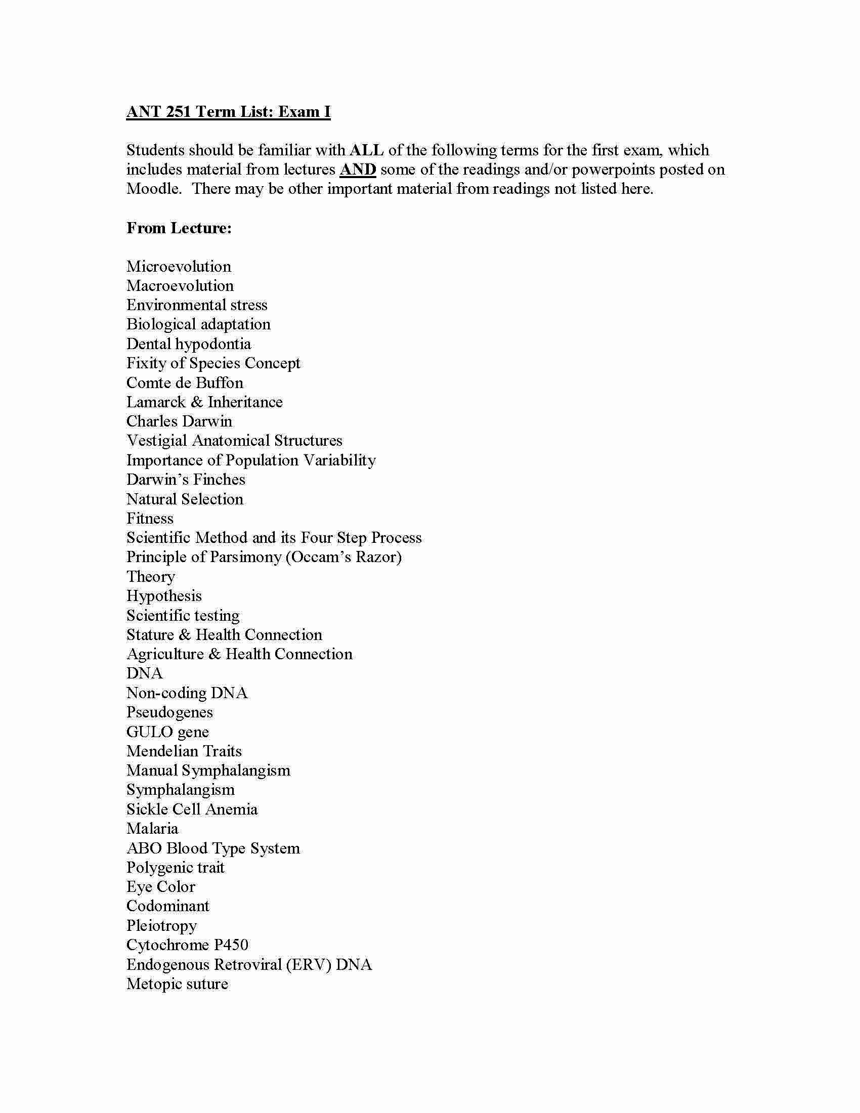 Physical Anthropology