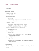 Organic Exam1 StudyGuide 