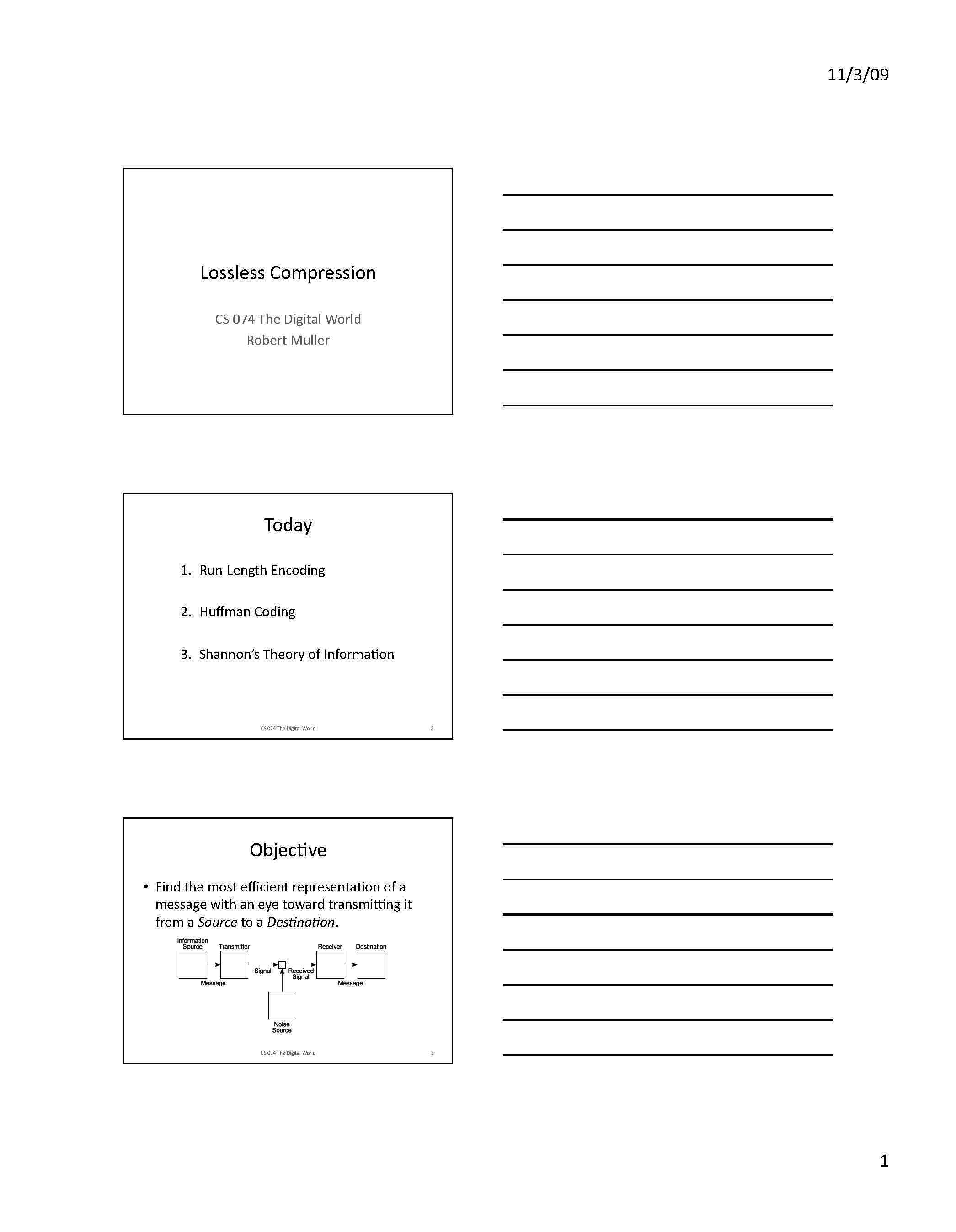 The Digital WorldIntro to Information&Computing