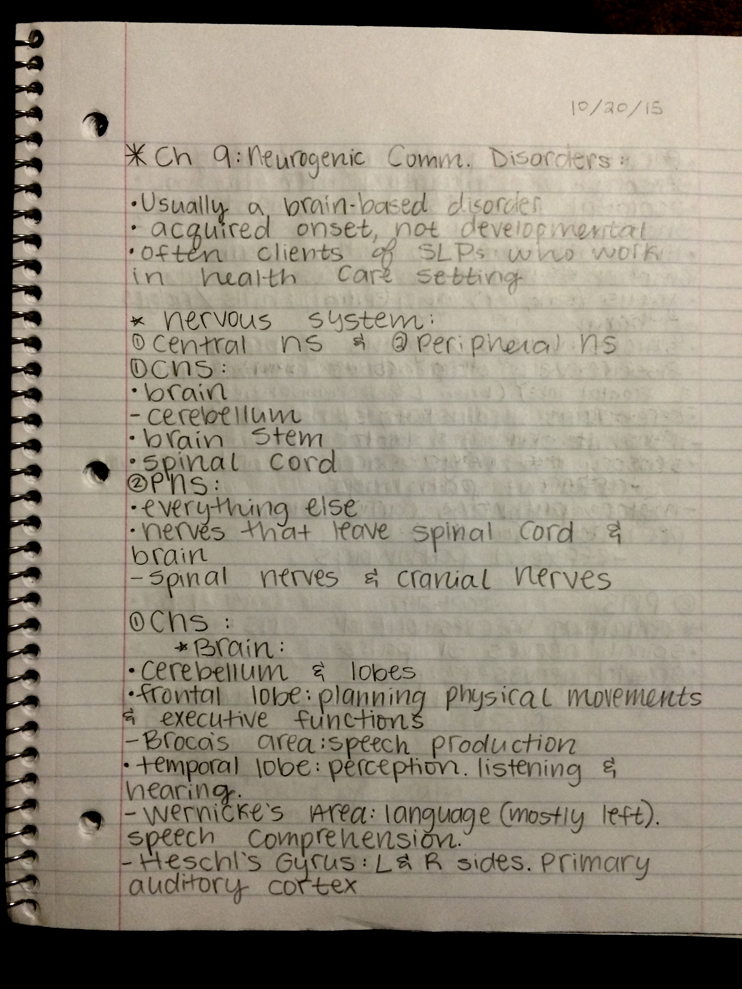 Class notes
