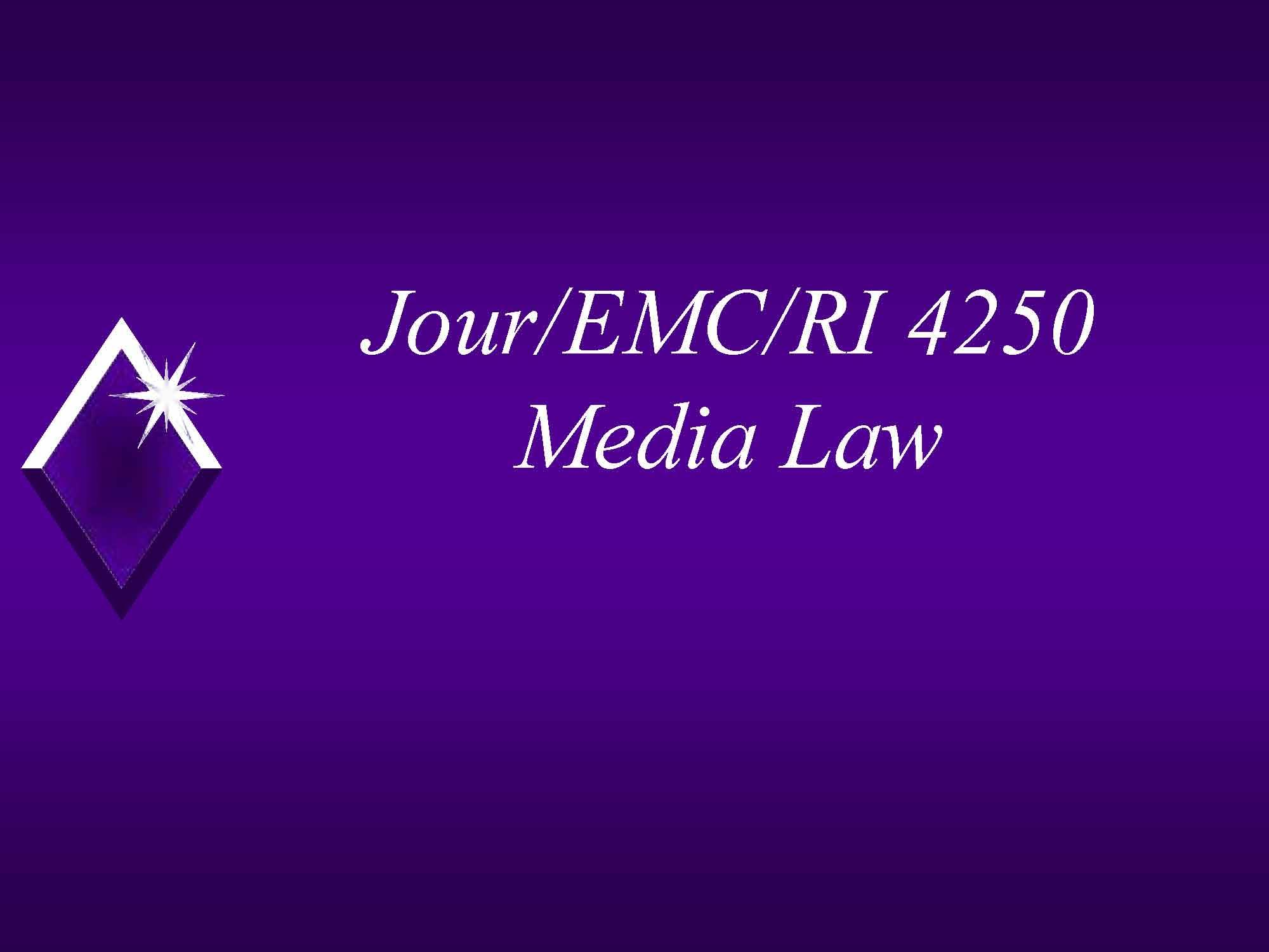 Mass Media Law
