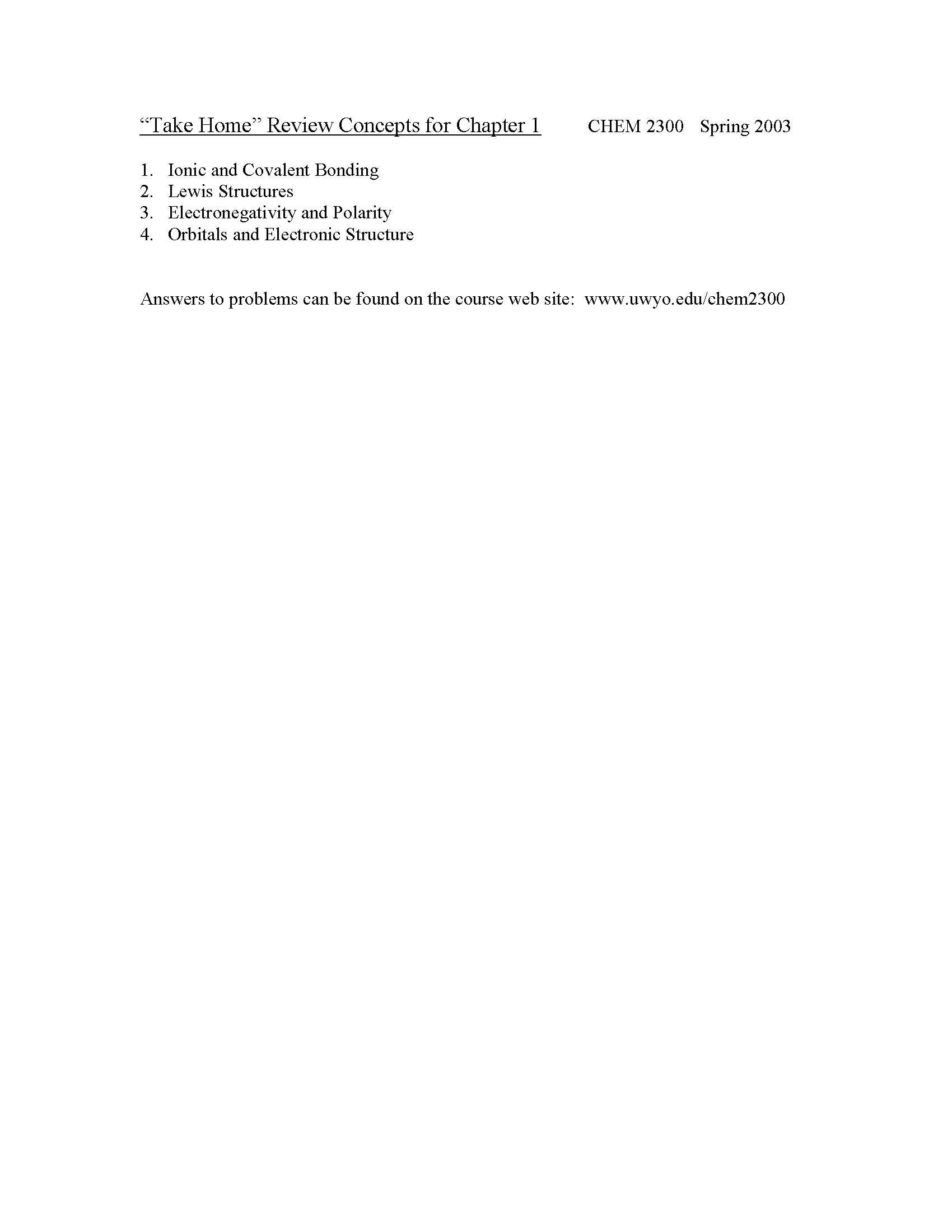 Intro to Organic Chemistry