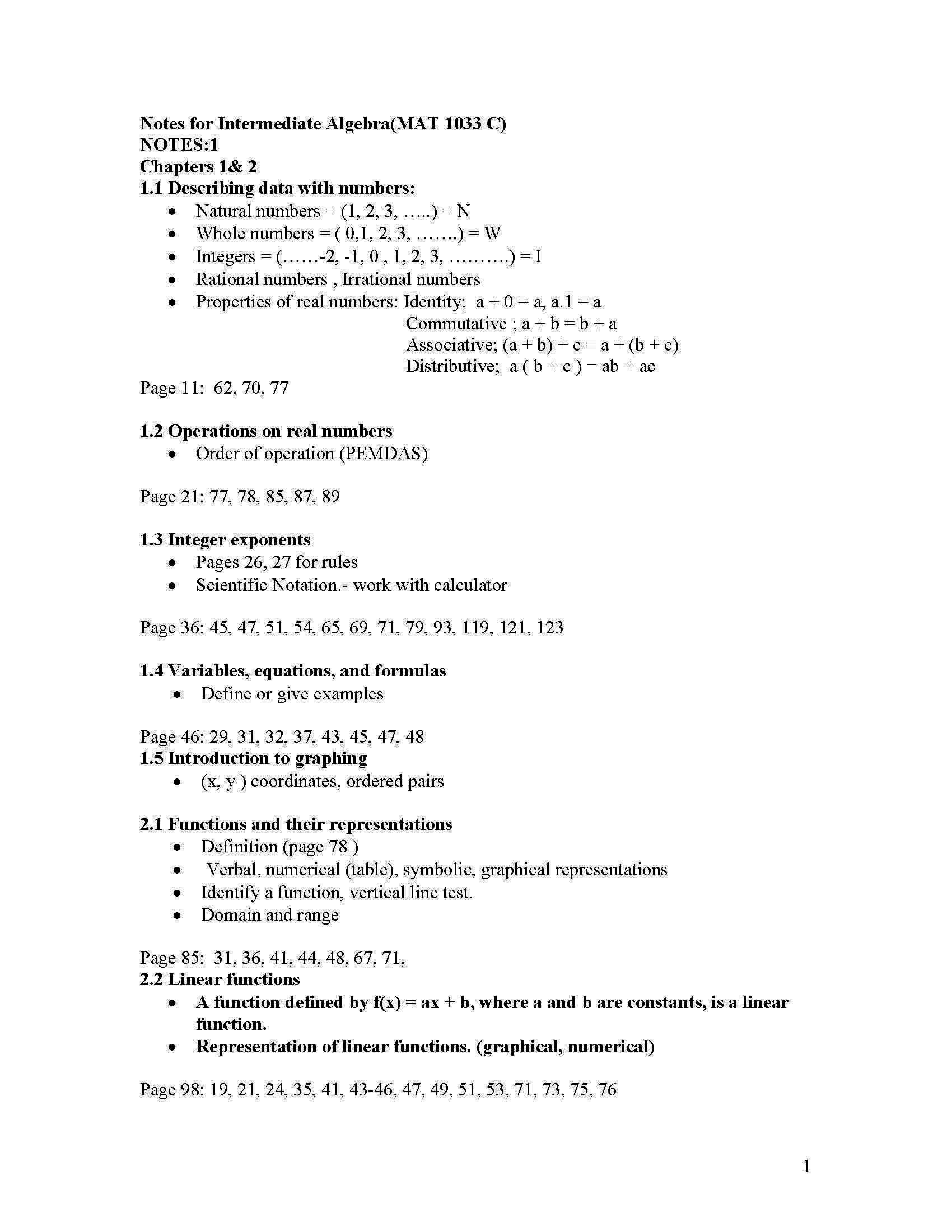 Intermediate Algebra LinC Brid