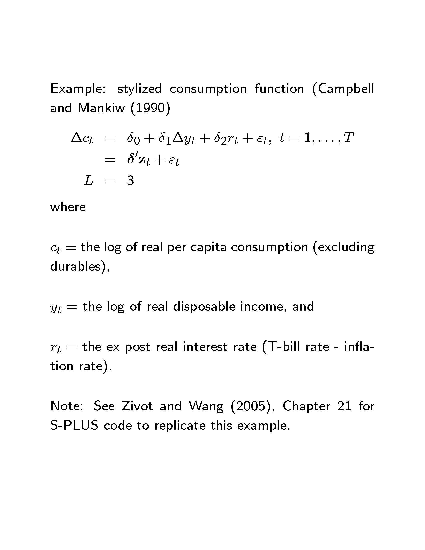 ECONOMETRIC THY I