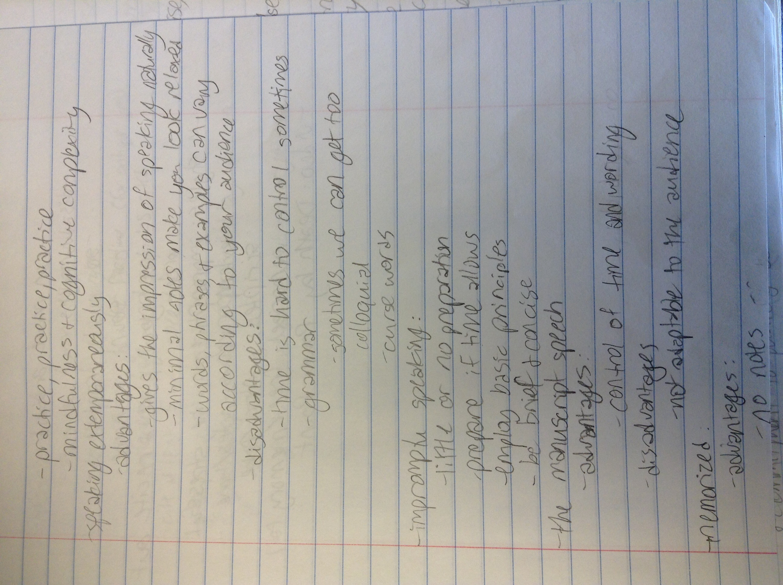Public Speaking 10-19 notes