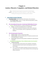 PSYC 316 Book Chapter 4 Notes