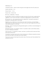 Business Finance Semester of Notes
