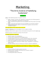 Chapter 1 Notes (MKT 361)