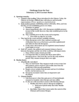 Challenge from the East