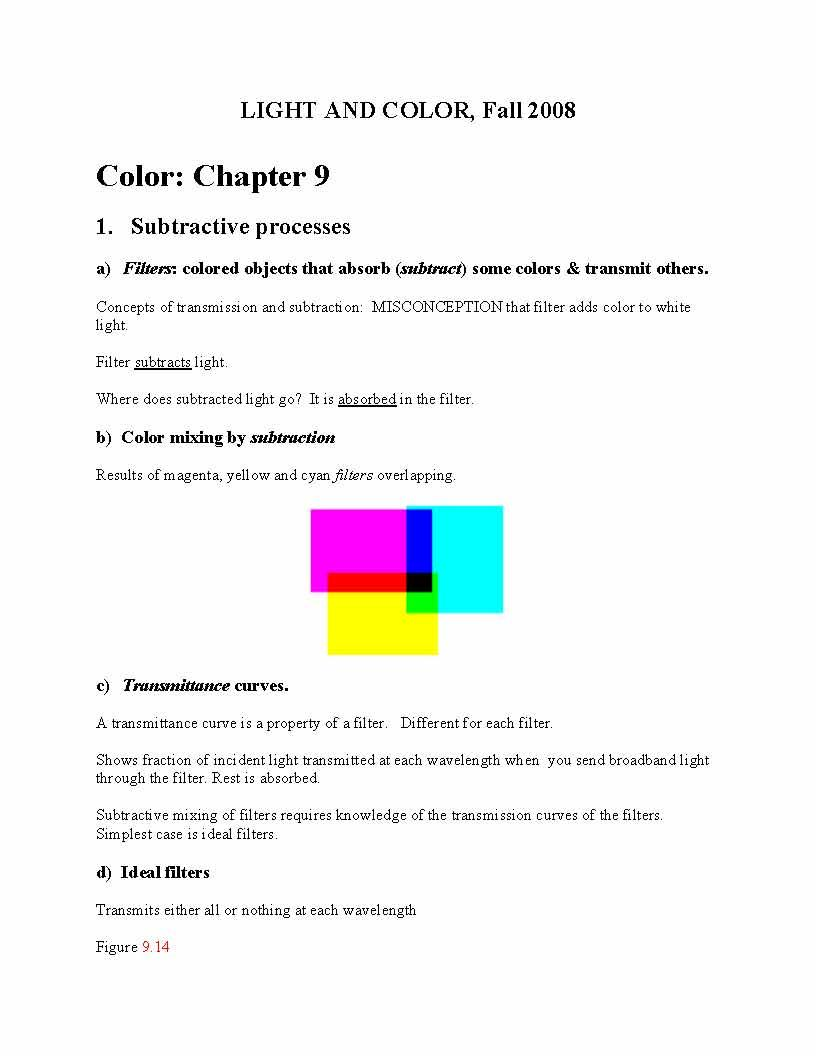 Light and Color for Nonscientists
