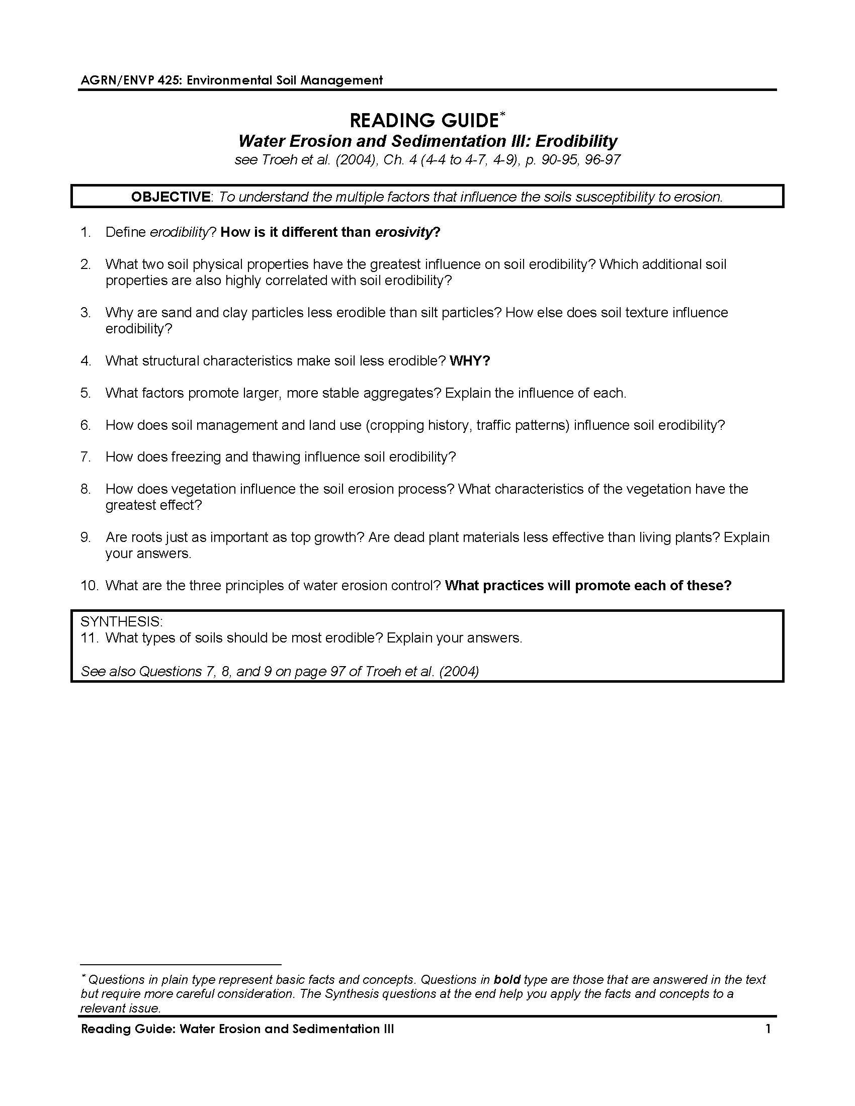 Environmental Soil Management