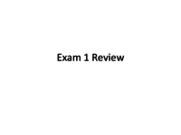 Exam 1 - Supply Chain Management 