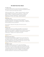 2015 Final Term Sheet Study Guide 