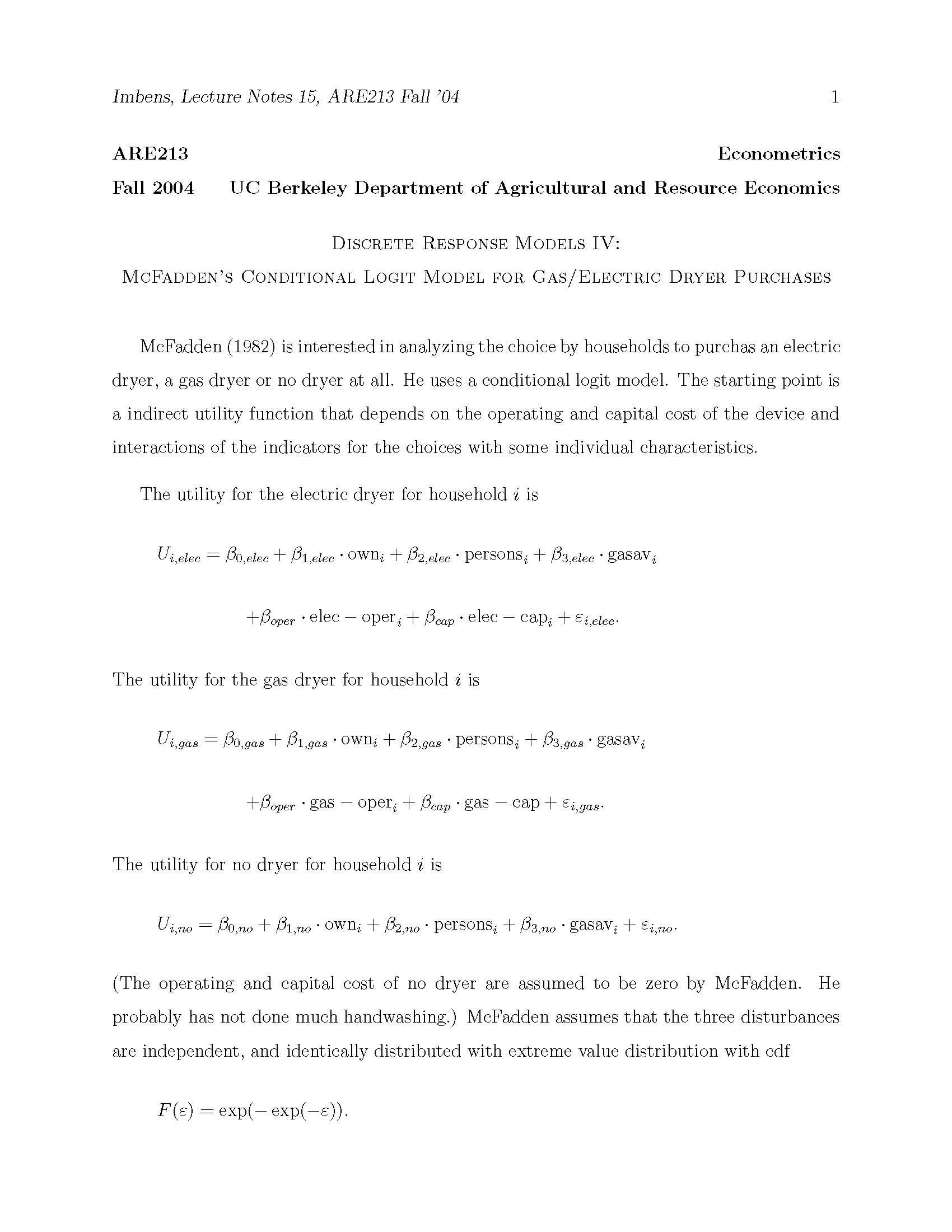 Applied Econometrics