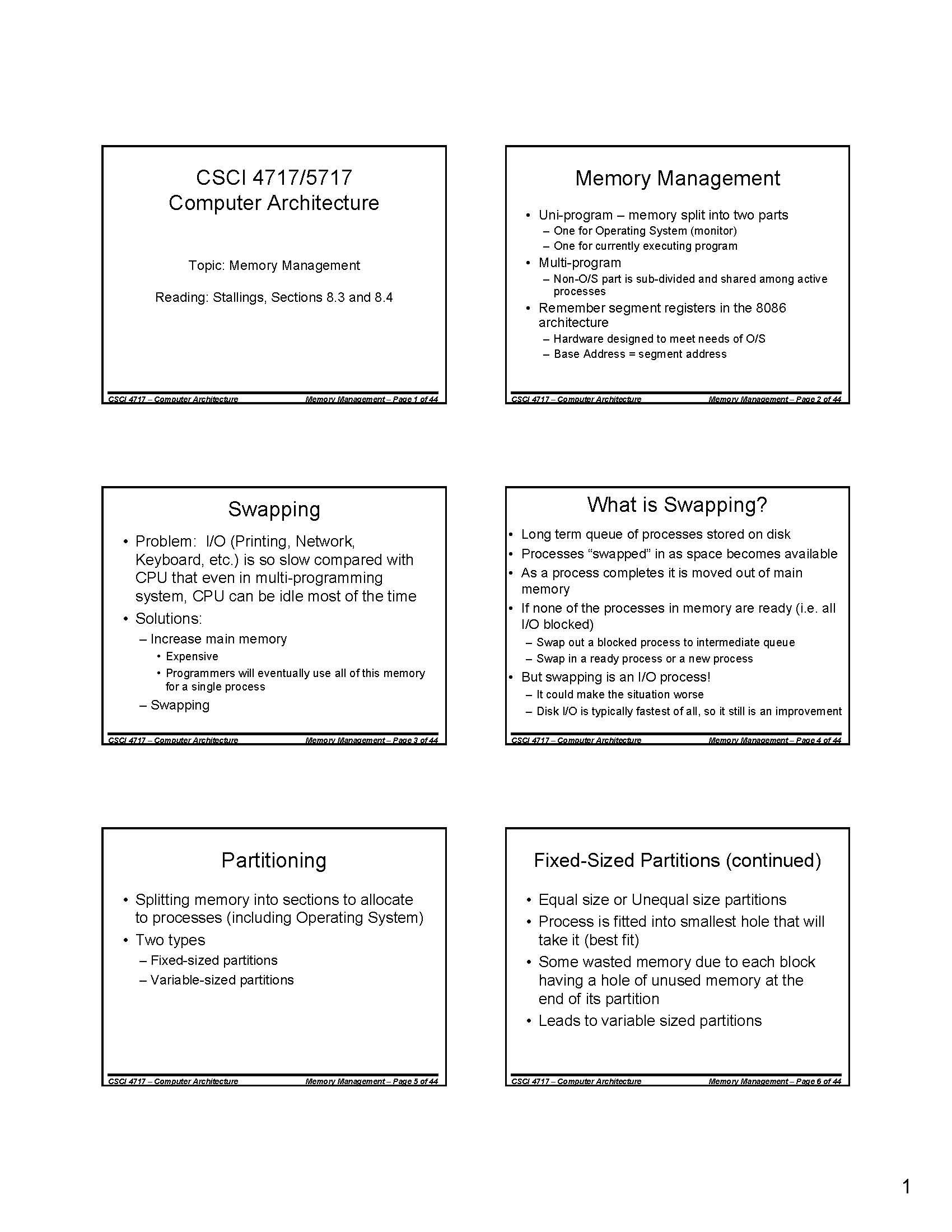Comp Architecture