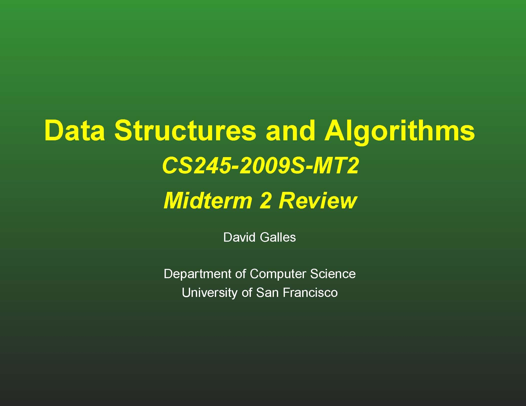 Data Struct & Algorithms