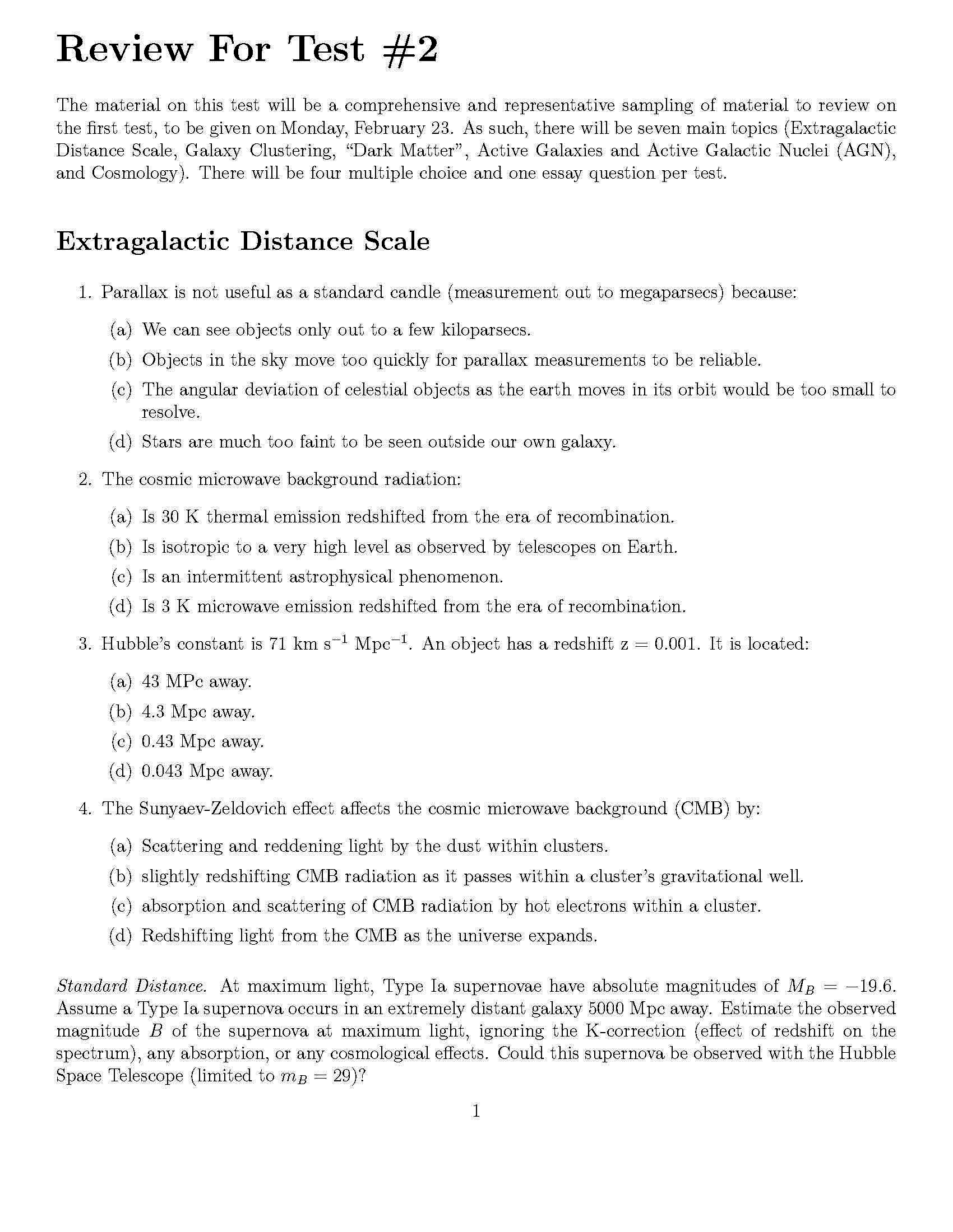 Introduction to Astrophysics II