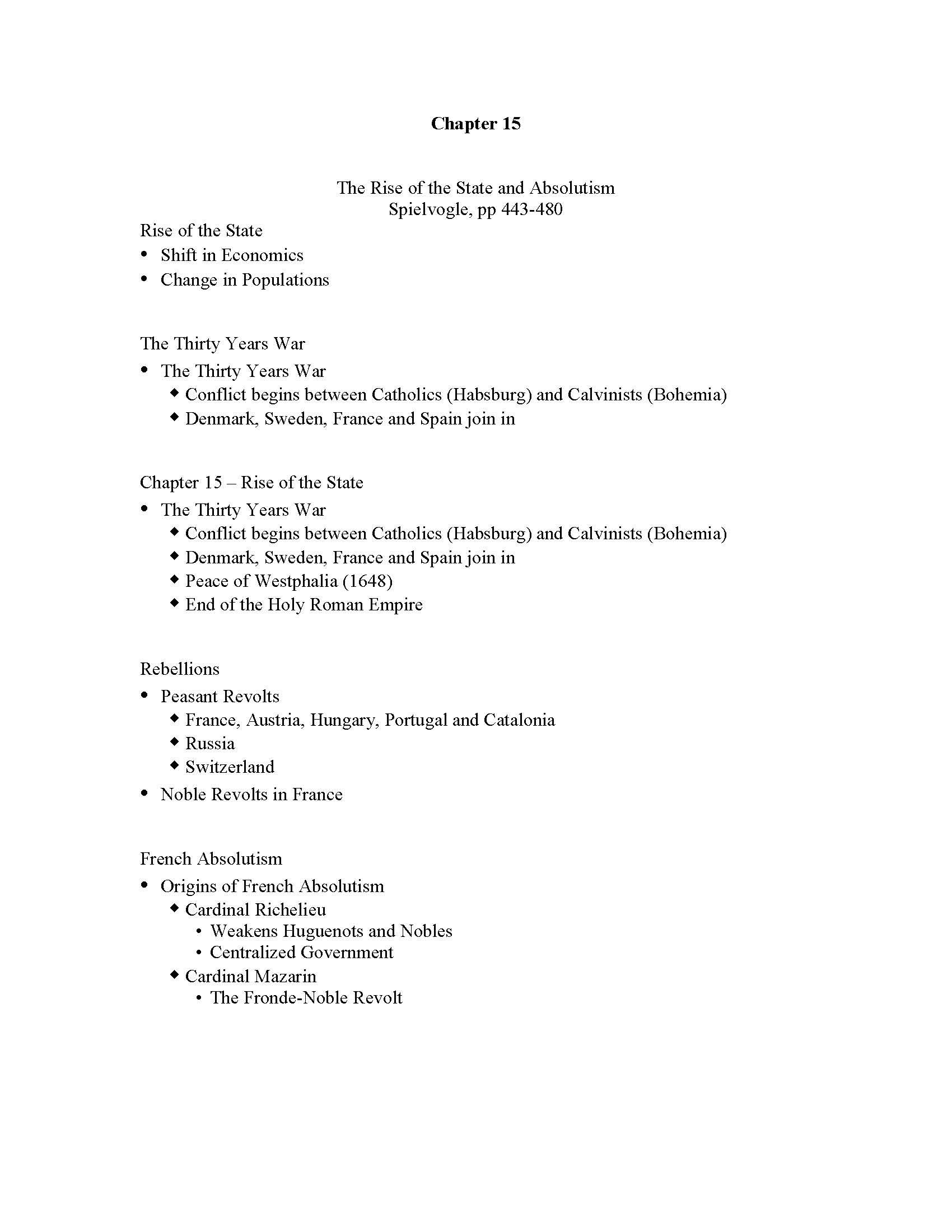 Western Civilization II