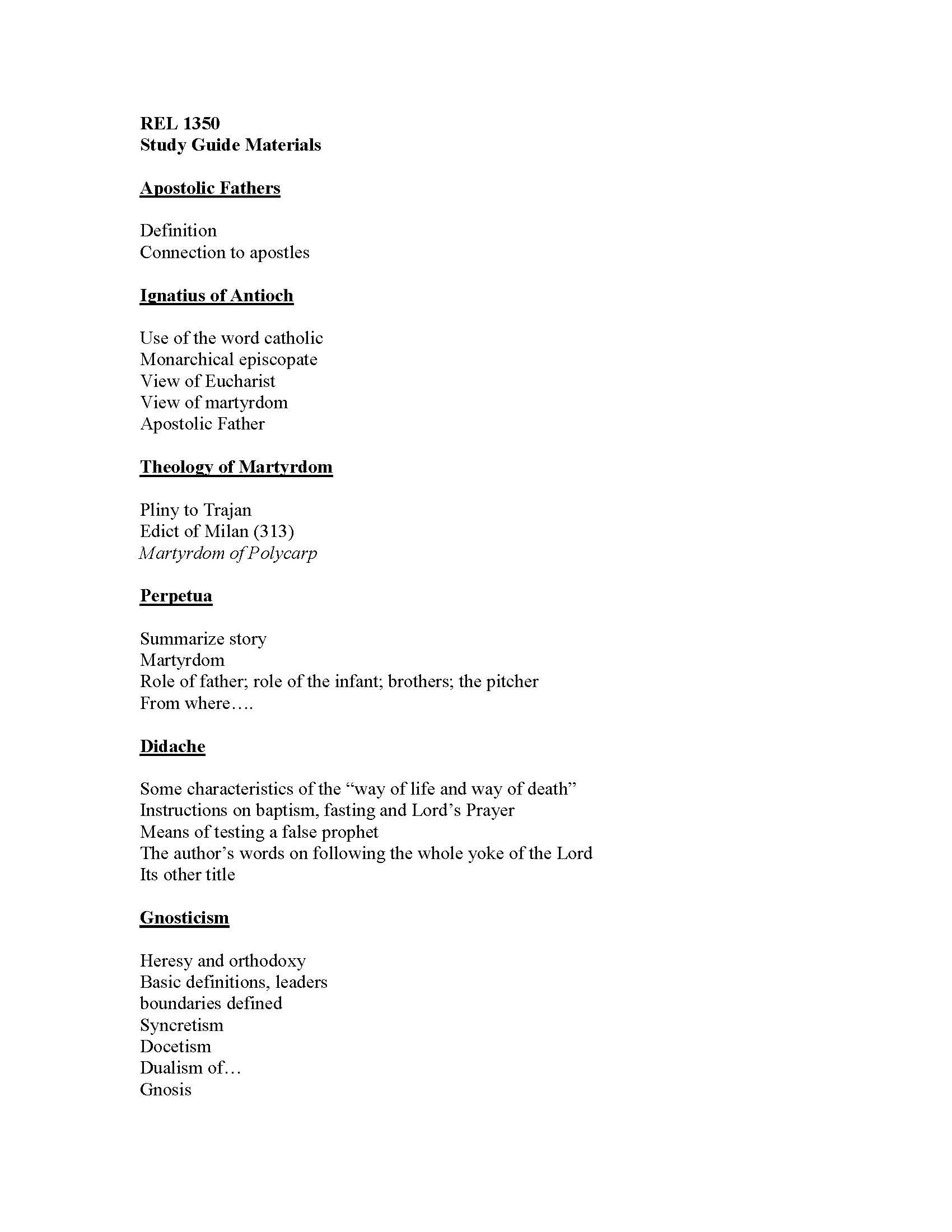 The Christian Heritage HONORS