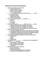 Practice quiz chapter 5: STM and WM