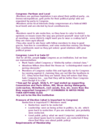 Congress notes