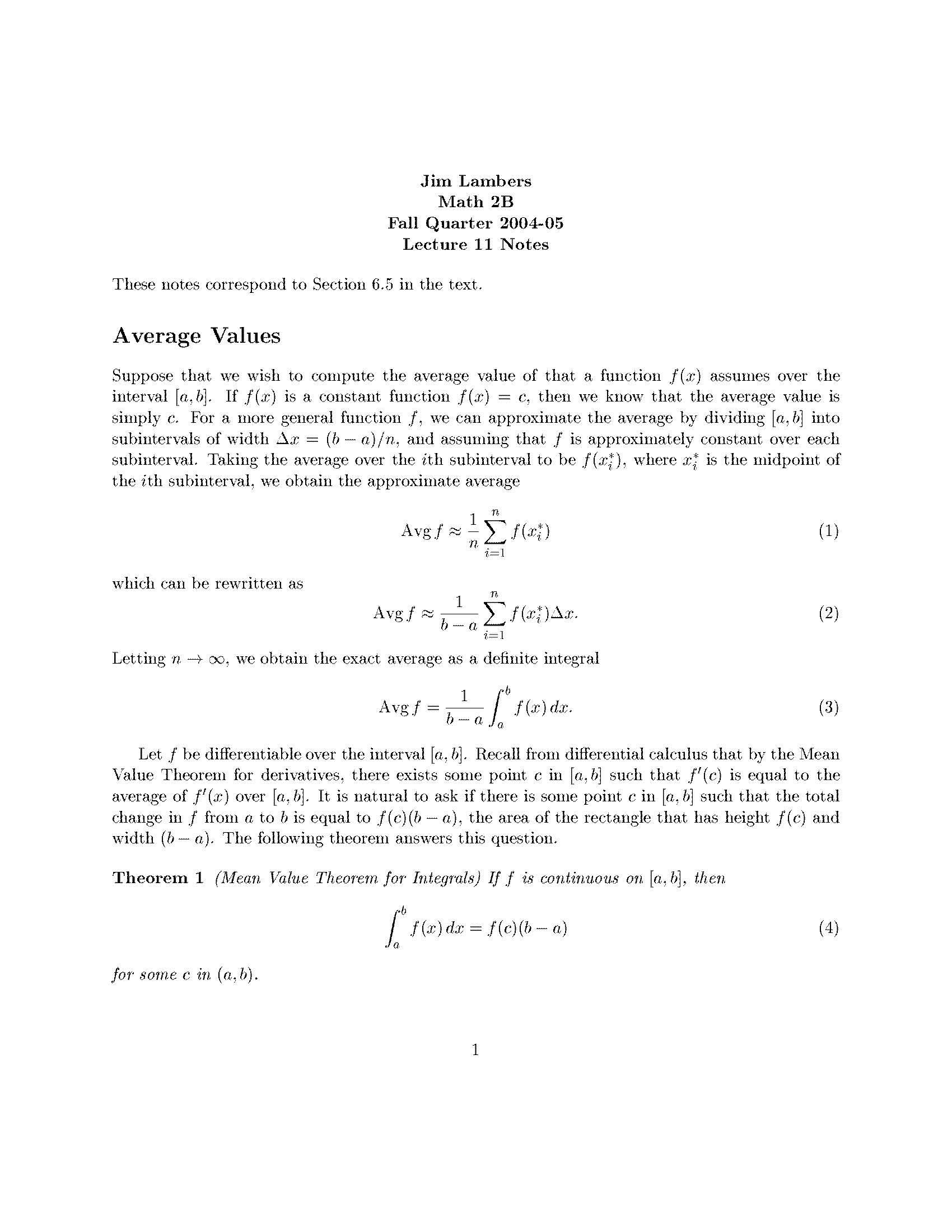 CALCULUS